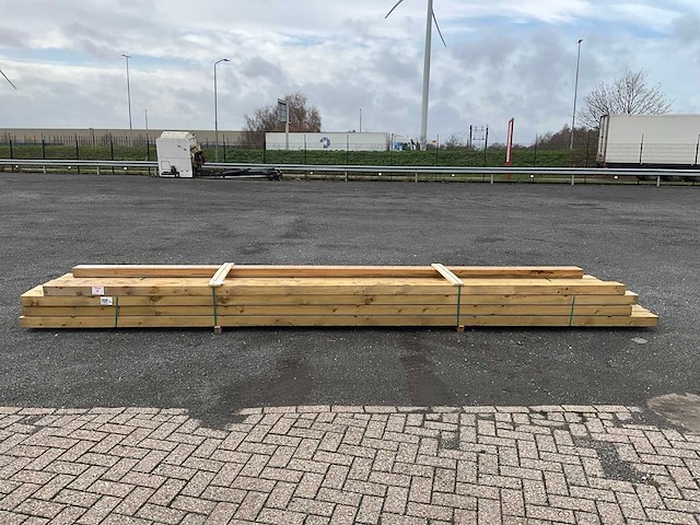 16x geïmpregneerd hout 95x195x5400mm - afbeelding 2 van  8