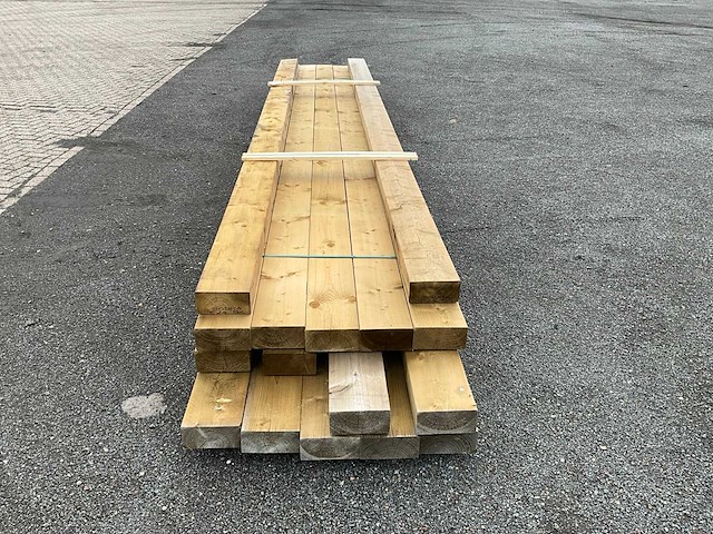 16x geïmpregneerd hout 95x195x5400mm - afbeelding 4 van  8