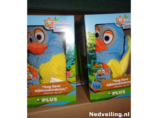16x handpop mijnheer de uil fabeltjeskrant - afbeelding 3 van  3