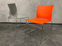 16x nestelbare kantinestoel met trolley - afbeelding 2 van  9