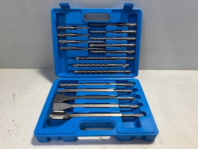 17 delige boren en beitel set (2x) - afbeelding 2 van  5