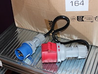 17 verloopkabels 230v blauw naar cee16. - afbeelding 1 van  2