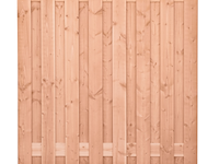 17,2 m1 hout-beton schutting douglas - afbeelding 2 van  5