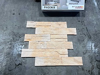 17,7m² stonedesign phoenix no.10 steenstrip geel/brons - afbeelding 4 van  7