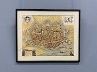 17e-eeuwse stadsplattegrond 640x535 mm
