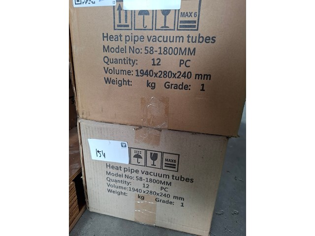 17x heat pipe vacuüm tube resolar, 58-1800mm - afbeelding 3 van  3