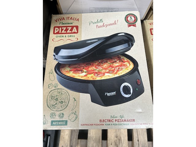 17x pizza oven en grill bestron, apz400z - afbeelding 1 van  5