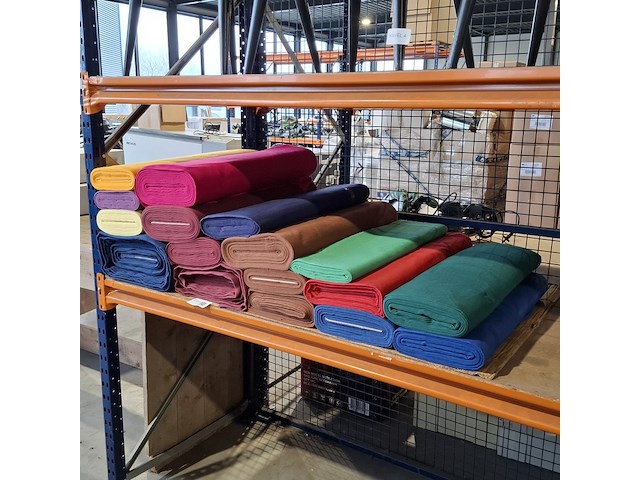 17x rol zomerflanel in uni kleuren - afbeelding 1 van  5