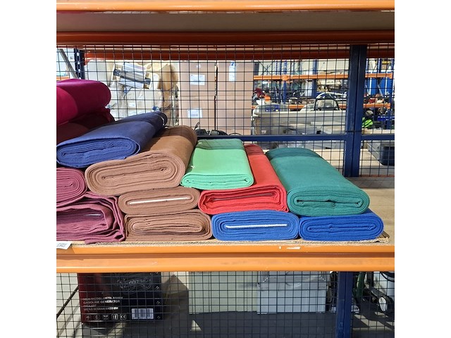 17x rol zomerflanel in uni kleuren - afbeelding 3 van  5