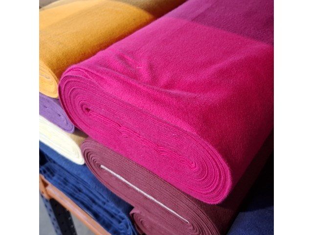 17x rol zomerflanel in uni kleuren - afbeelding 4 van  5