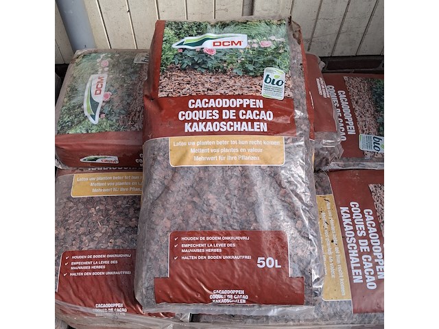 17x zak cacaodoppen a 50 liter dcm - afbeelding 1 van  6