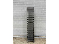 18 delige aluminium opbergrek - afbeelding 1 van  4