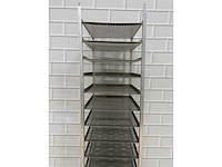 18 delige aluminium opbergrek - afbeelding 2 van  4