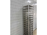 18 delige aluminium opbergrek - afbeelding 3 van  4