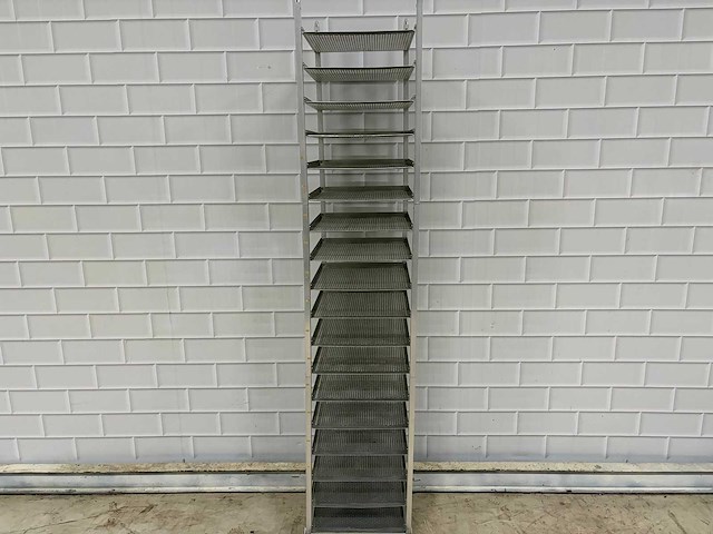 18 delige aluminium opbergrek - afbeelding 1 van  6