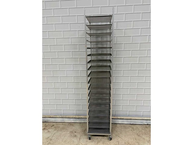 18 delige aluminium opbergrek - afbeelding 2 van  6