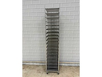 18 delige aluminium opbergrek - afbeelding 2 van  6