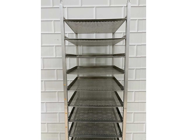 18 delige aluminium opbergrek - afbeelding 3 van  6