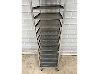 18 delige aluminium opbergrek - afbeelding 4 van  6