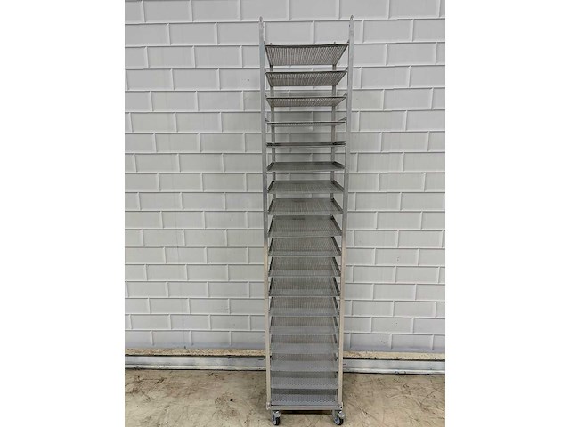 18 delige aluminium opbergrek - afbeelding 2 van  5