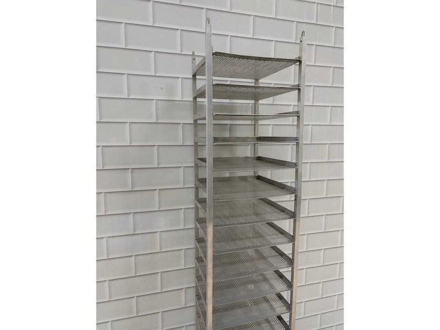 18 delige aluminium opbergrek - afbeelding 3 van  5