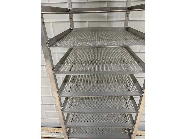 18 delige aluminium opbergrek - afbeelding 4 van  5