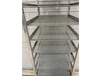 18 delige aluminium opbergrek - afbeelding 4 van  5