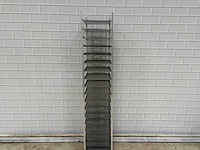 18 delige aluminium opbergrek - afbeelding 1 van  5