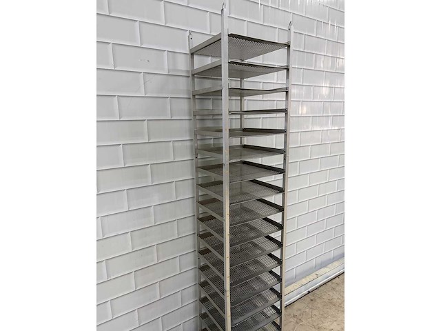 18 delige aluminium opbergrek - afbeelding 5 van  6