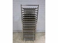 18-delige rvs afkoelwagen inclusief 18 stokbroodbakplaten - afbeelding 3 van  5