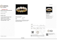 18 karaat geelgouden eeuwigheids ring met 3,15 ct. diamant - afbeelding 2 van  6