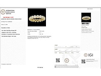 18 karaat geelgouden eeuwigheidsring met 5,05 ct. diamant - afbeelding 2 van  7