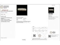 18 karaat geelgouden eeuwigheidsring met 7,03 ct. diamant - afbeelding 2 van  5