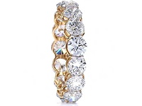 18 karaat geelgouden eeuwigheidsring met 7,03 ct. diamant - afbeelding 5 van  5