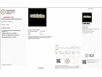 18 karaat geelgouden eeuwigheidsring met 7,03 ct. diamant - afbeelding 2 van  5