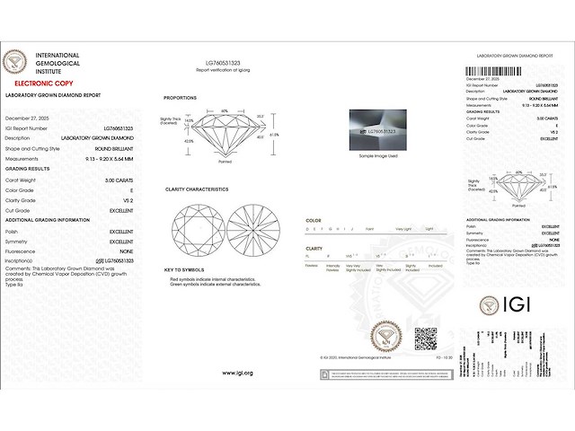 18 karaat geelgouden ketting met 3,00 ct. diamant - afbeelding 4 van  11
