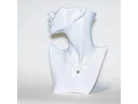 18 karaat geelgouden ketting met 3,00 ct. diamant - afbeelding 10 van  10