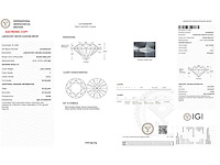 18 karaat geelgouden oorstekers met 4,03 ct. diamant - afbeelding 2 van  5