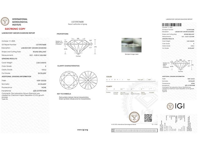18 karaat geelgouden oorstekers met 4,03 ct. diamant - afbeelding 3 van  5