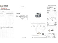 18 karaat geelgouden oorstekers met 4,06 crt. diamant - afbeelding 4 van  7
