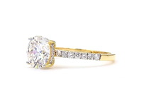 18 karaat geelgouden ring met 2,32 ct. diamant - afbeelding 4 van  9