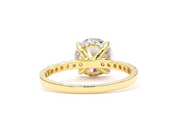 18 karaat geelgouden ring met 2,32 ct. diamant - afbeelding 5 van  9