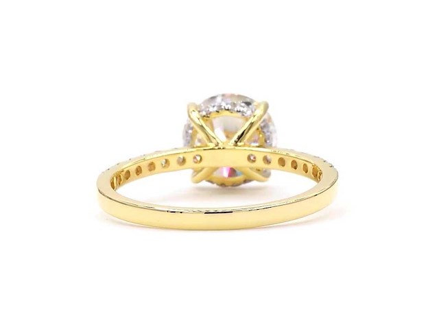 18 karaat geelgouden ring met 2,32 ct. diamant - afbeelding 7 van  9