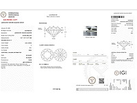 18 karaat geelgouden ring met 3,02 ct. diamant - afbeelding 1 van  3