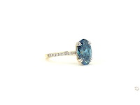 18 karaat geelgouden ring met 3,29 ct. diamant - afbeelding 3 van  8