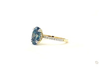 18 karaat geelgouden ring met 3,29 ct. diamant - afbeelding 4 van  8