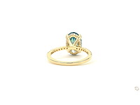 18 karaat geelgouden ring met 3,29 ct. diamant - afbeelding 5 van  8