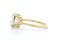 18 karaat geelgouden ring met 3,33 crt. diamant - afbeelding 5 van  8