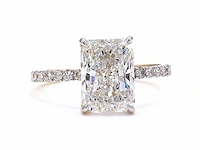 18 karaat geelgouden ring met 3,49 ct. diamant - afbeelding 3 van  15