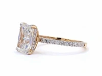 18 karaat geelgouden ring met 3,49 ct. diamant - afbeelding 9 van  15